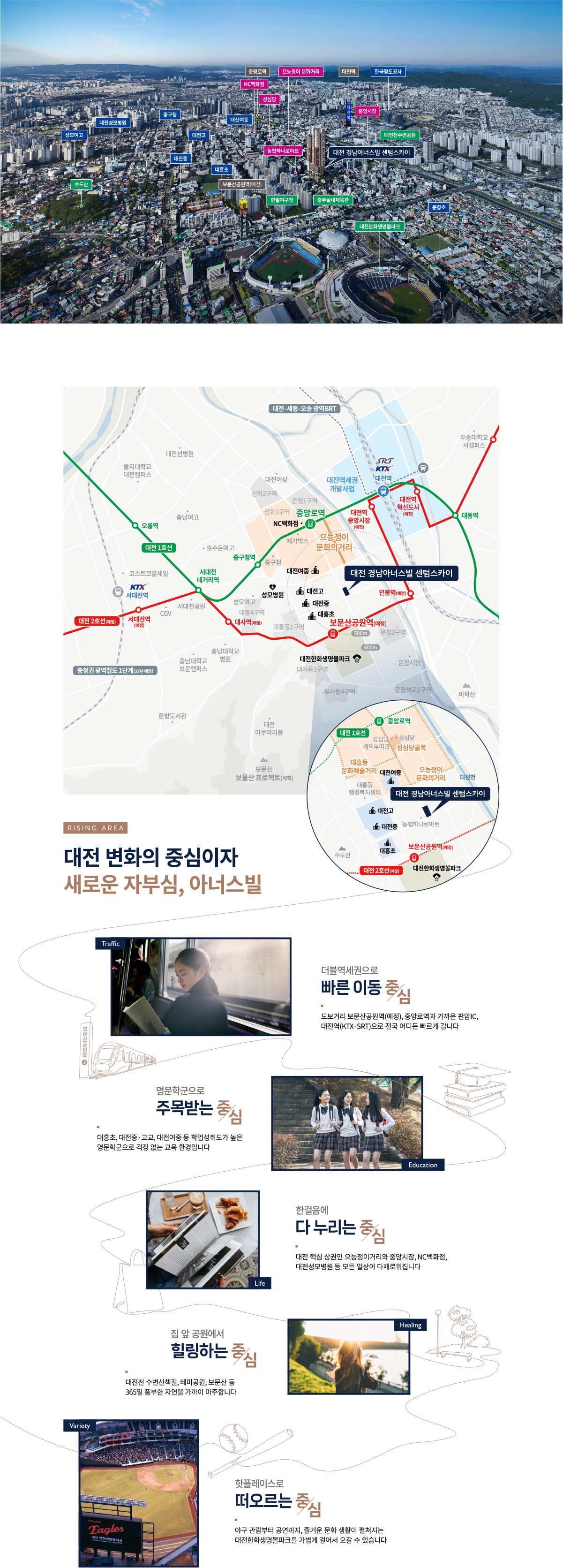 센텀스카이 공식 입지환경 안내도